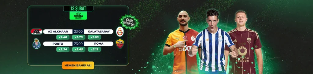 13/02/25 Bahisbey Spor Bahisleri, Spor Bahislerinde
