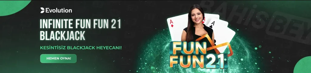 Bahisbey Canlı Blackjack fun 21